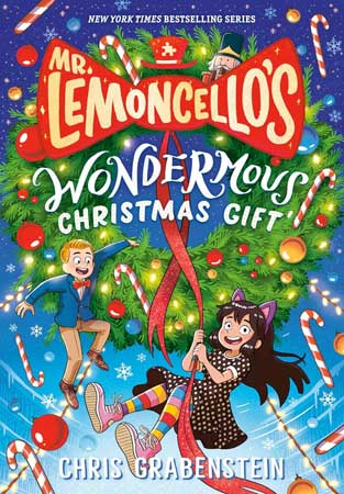Mr. Lemoncello's Wondermous Christmas Gift Book Cover for Mr. Lemoncello's Wondermous Christmas Gift