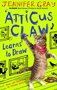 Book Cover for Atticus Claw Learns to Draw