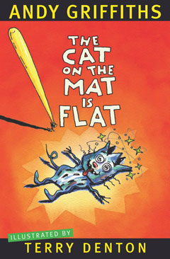 Book Cover for The Cat on the Mat is Flat