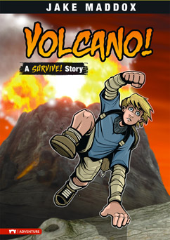 Book Cover for Volcano! A Survive! Story